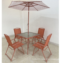 YCYJ garden furniture outdoor table and chair set with umbrella